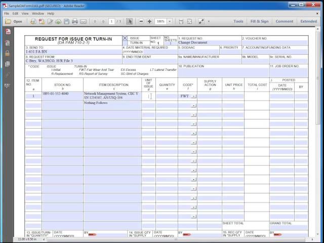 DA Form 3161 - YouTube DA Form 3161 - YouTube