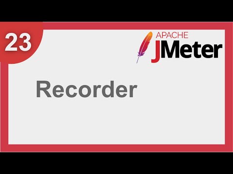 JMeter Beginner Tutorial 23 - How to use Test Script Recorder