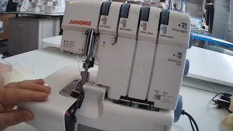 Roll hemming with an overlocker