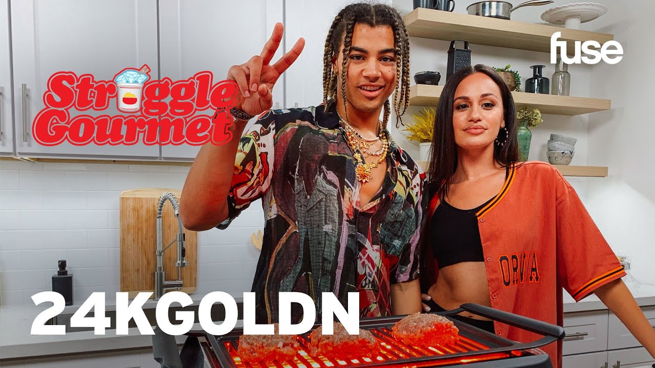 24kGoldn Upgrades Basic Ground Beef Into A $257 Meatloaf | Struggle Gourmet 