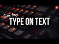 Type On Text/Typewriter Effect for FREE | HitFilm Free Tutorial