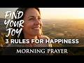 Three Biblical Rules for a Happy Life #MorningPrayer  #Psalm1  #BiblicalHappiness
