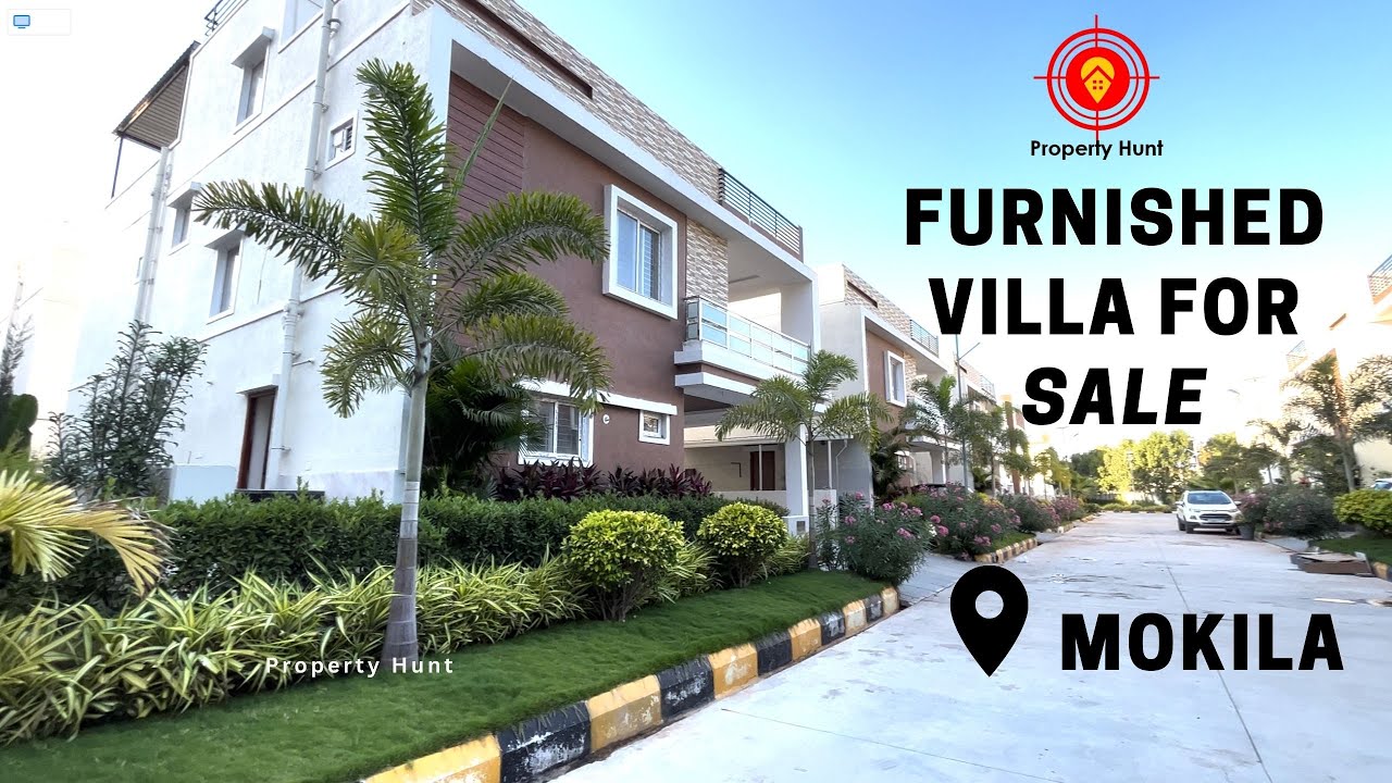[ Furnished ] Villa for Sale in Mokila House for Sale in Hyderabad