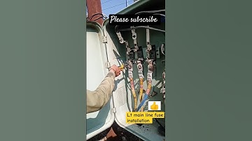 l.t line main fuse installation#shorts #trending #viral