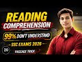 99% will not understand this passage 🤔 | Reading Comprehension for SSC CGL MTS CHSL CPO STENO