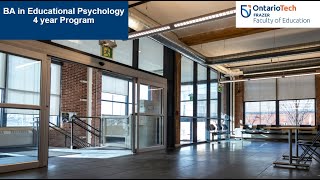 Ontario Tech - Educational Psychology 4 Yr BA Program