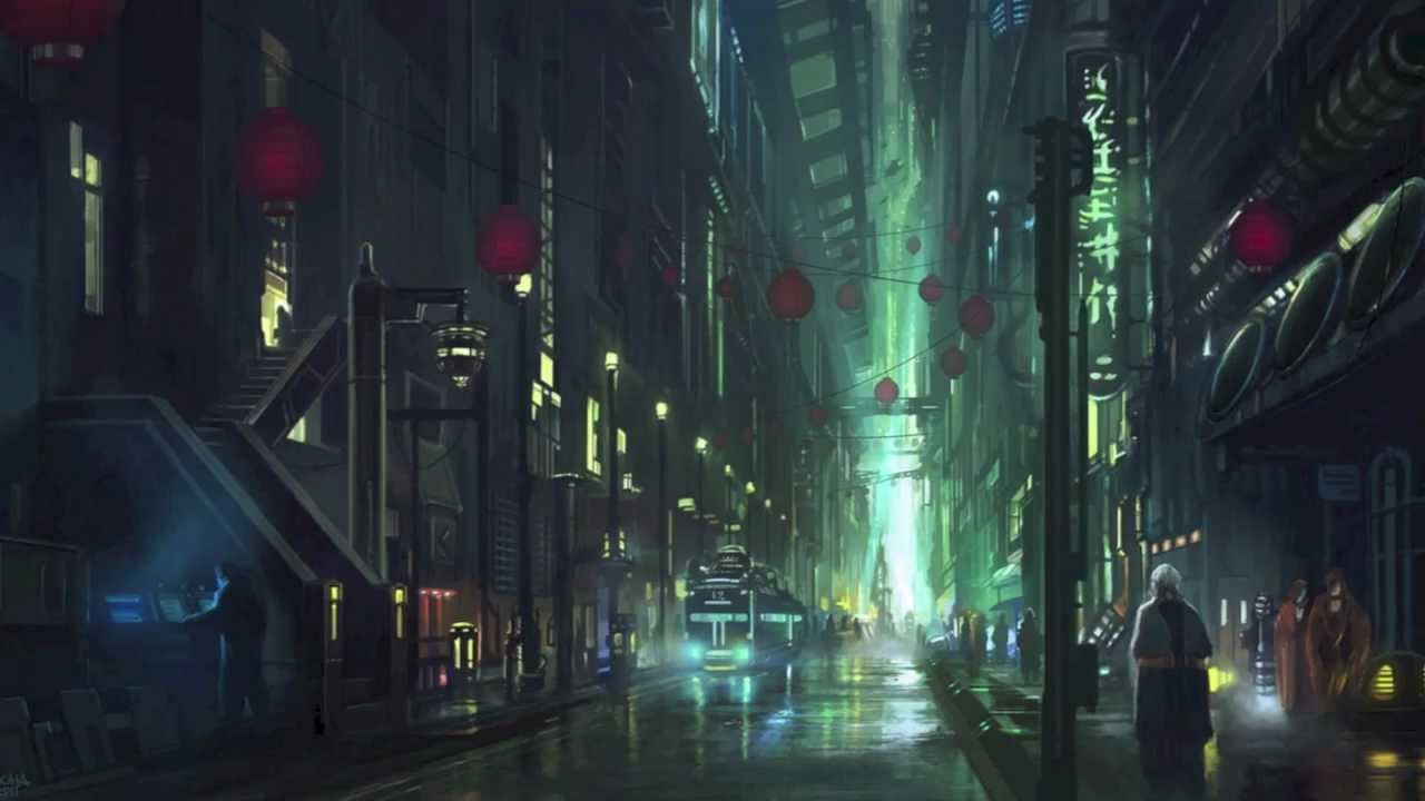 Wandering the District (Cyberpunk, Future Dystopian, Soundscapes)