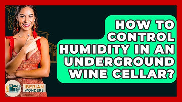 How To Control Humidity In An Underground Wine Cellar? - Iberian Wonders
