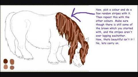 GIMP - Mane And Tail Tutorial