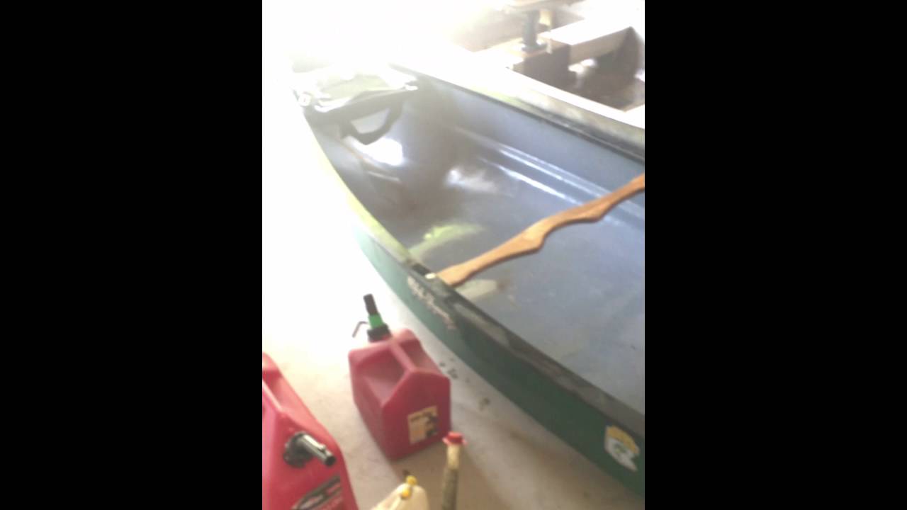 new fishing canoe