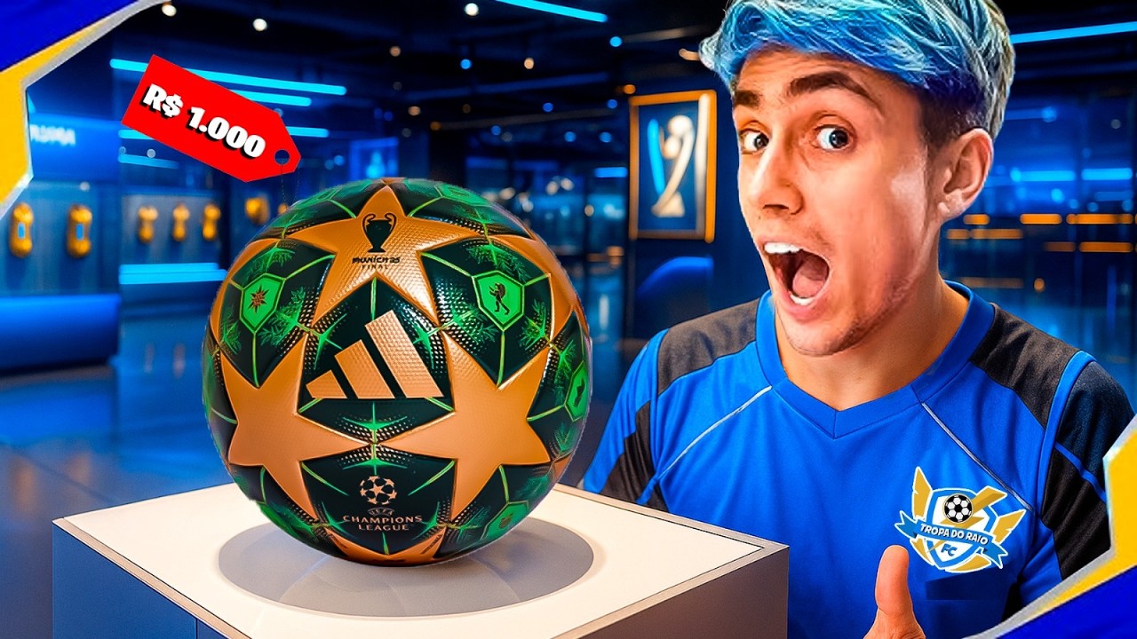 COMPREI A BOLA DA FINAL DA CHAMPIONS LEAGUE!