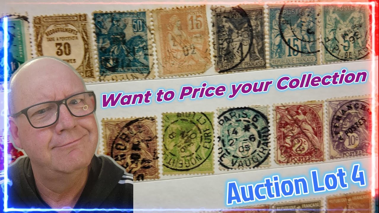 Want to Price your Stamp Collection - Check this Auction Lot for an idea.