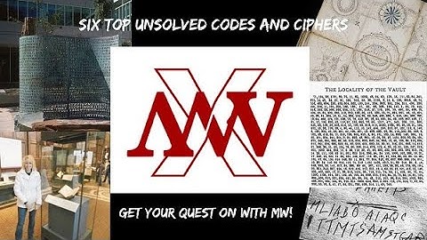 Six Top Unsolved Codes and Ciphers