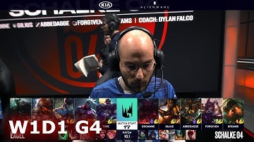 Excel vs Schalke 04 | Week 1 Day 1 S10 LEC Spring 2020 | XL vs S04 W1D1