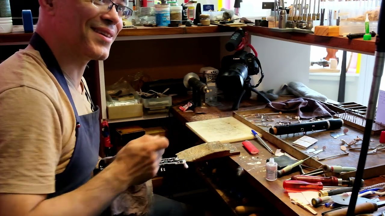 clarinette démontage complet, entretien, remontage. L'Atelier de l'Orchestre, Nancy