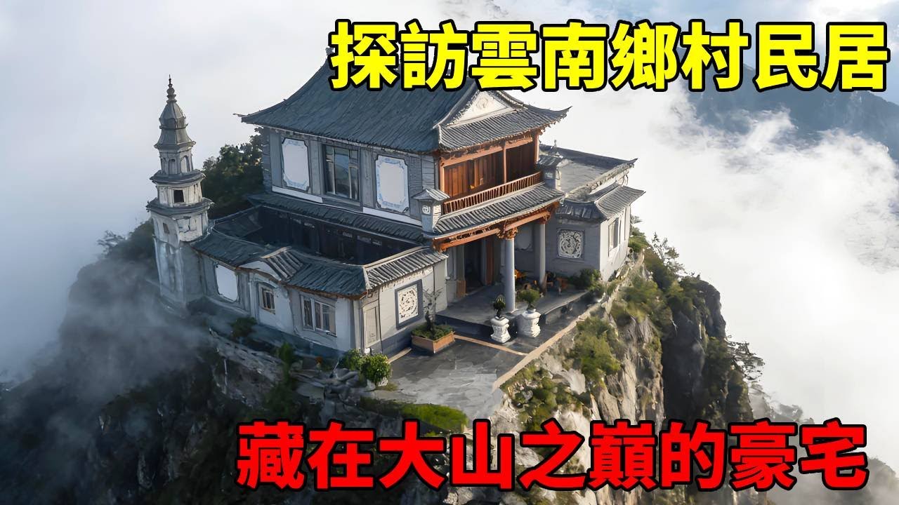 探訪雲南鄉村民居，竟偶遇藏在大山之巔的豪宅！少數民族的宅院美得徹底超出想象！【快意村夫】