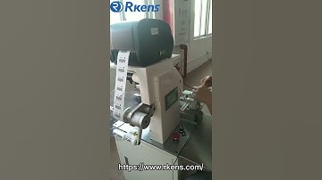 Automatic cable label folding labeling machine