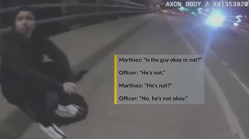 Police video shows moment teen accused in deadly hit-and-run returns to scene
