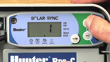 Hunter Solar Sync instellen (deel 2 van ) - How to video (NL- BE)