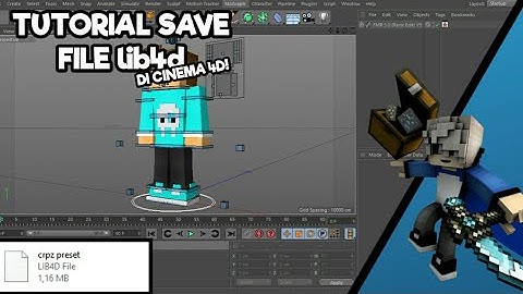 How to save file .lib4d in Cinema 4D