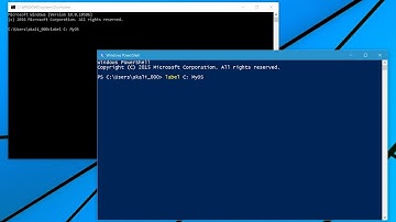 How to change PowerShell To command prompt in windows 10.