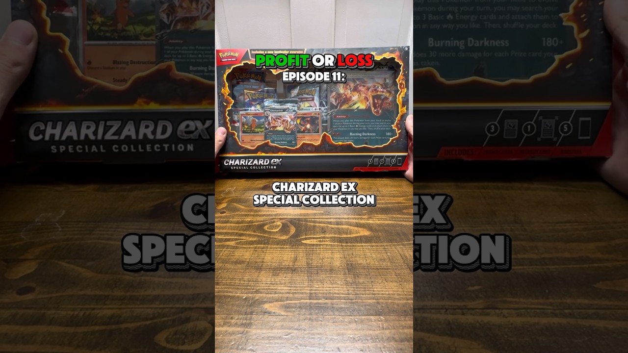 Opening a Charizard EX Special Collection! - Profit or Loss Episode 11