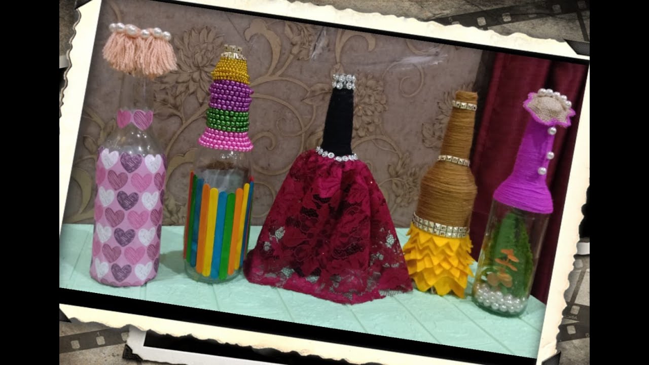 Seni menghias botol kaca