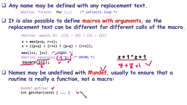 i2Soft-4-11 The C Preprocessor