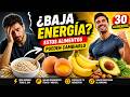 30 alimentos que aumentan tu energía y mejoran tu bienestar masculino (lista completa)