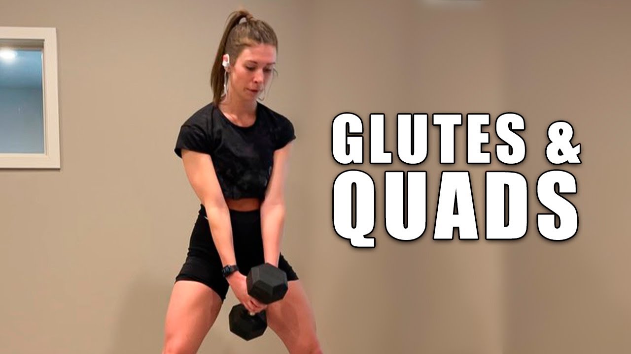 ⁣6 BEST Exercises To Grow Your Glutes (Quads & Glutes Focused)