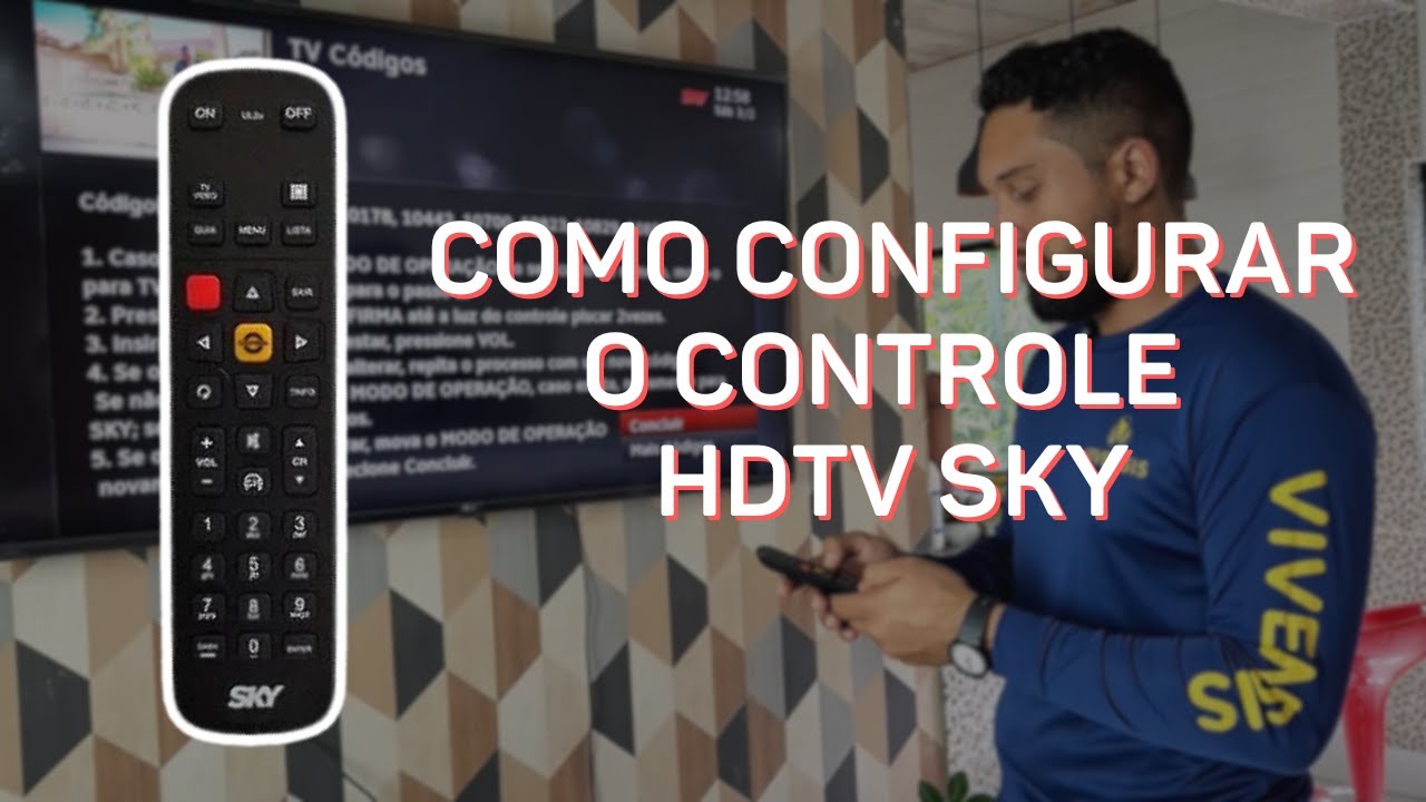 Como configurar o controle remoto da SKY Zapper/Slim HDTV - YouTube