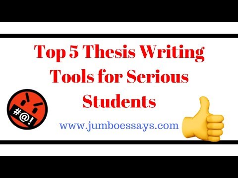 Top 5 Thesis Writing Tools - thesis writing help