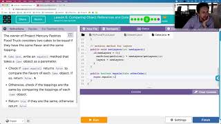 Famous Code.org AP CSA U4L6 Comparing Object References and Data Profile