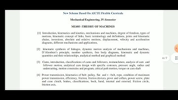 Mechanical Engineering RGPV BTech 4th semester Syllabus 2023 | RGPV BTech 4th semester Syllabus 2023