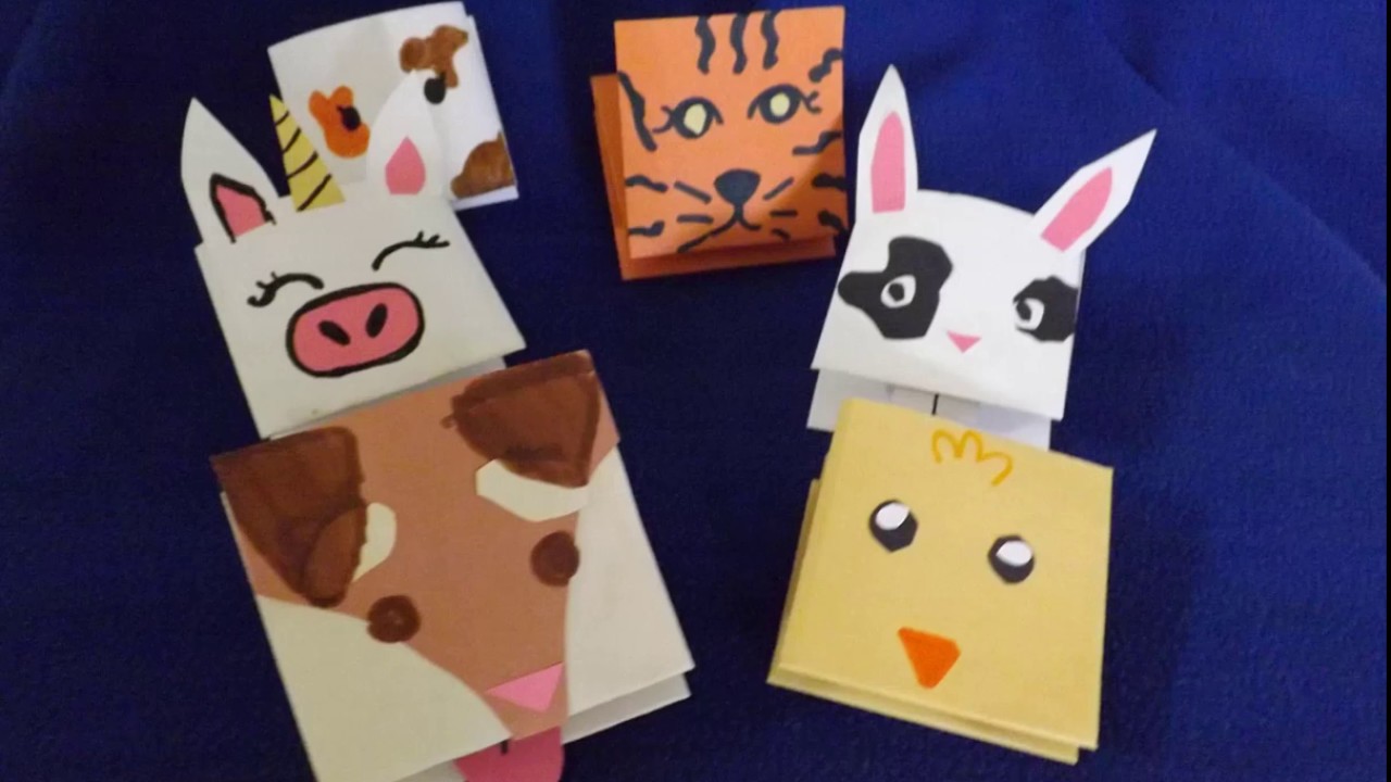 Let's Make Simple Paper Puppets - YouTube