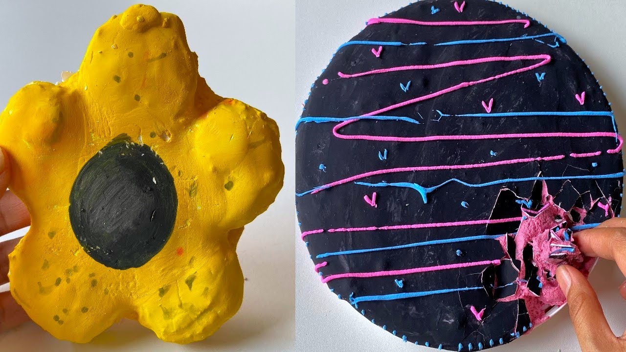 Plaster Clay Cracking and Slime Satisfying ASMR | Oddly Satisfying Sounds & Visuals