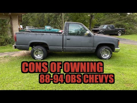 Cons Of Owning 88-94 OBS Chevy GMT400 Trucks