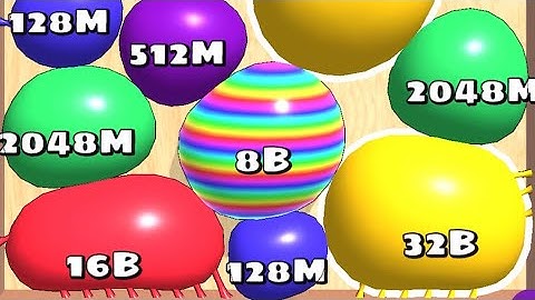 Blob Merge 3d | Mobile Game |GamePlay | ios android games | satisfying relaxing game ( Part 14 )