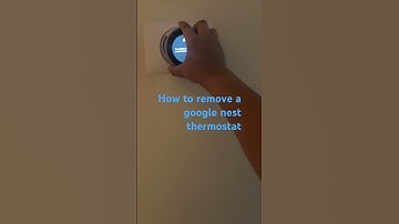 How to remove a google nest thermostat