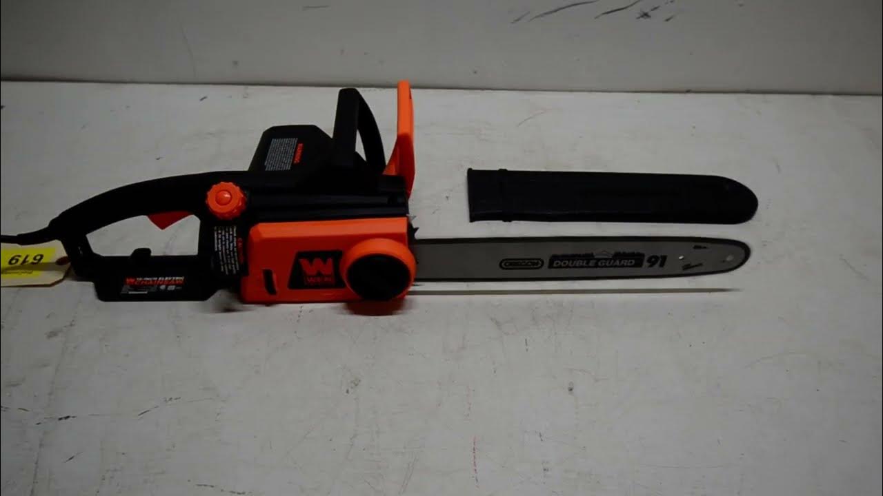WEN 16 Inch Electric Chain Saw, Model 4017 YouTube