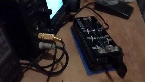 20220930 21MHz BX2AK CW QSO USE BK 100 BUG KEY 1