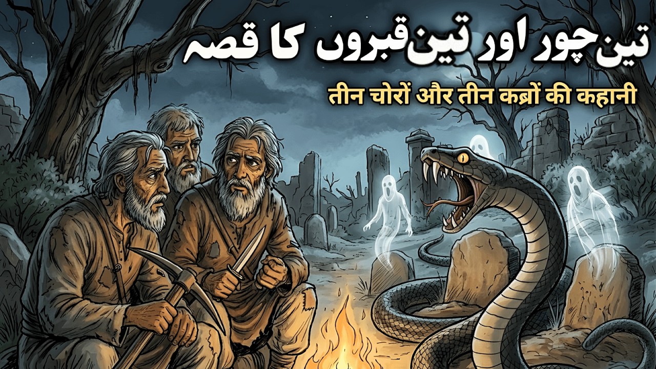 Teen Chor Aur Teen Qabron ka Qissa | Moral Story In Hindi Urdu | Teen Qabron ka Sacha Waqia