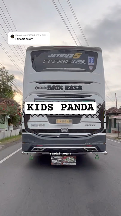 Kids panda basuri bila𤩠#busmania #mobilbasuri #automobile #basuribussid #basuri #telolet