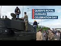 Queen&#39;s Royal Hussars mark Nato mission homecoming and anniversary