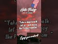 Happy Friday let freedom ring!