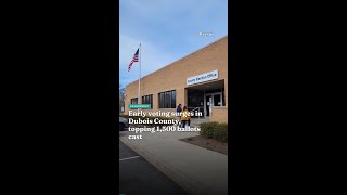 Early voting surges in Dubois County, topping 1,500 ballots cast