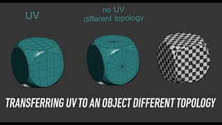 Dark Max № 86 - Transferring UV to an object different topology