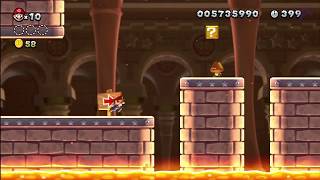 Celebrity New Super Mario Bros U [World 8-C] Red Hot Elevator Net Worth
