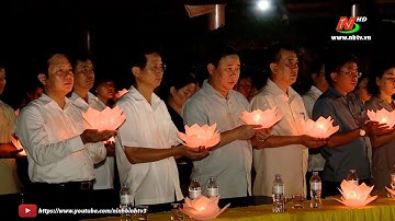 Lễ cầu siêu và thắp nến tri ân các anh hùng, liệt sỹ