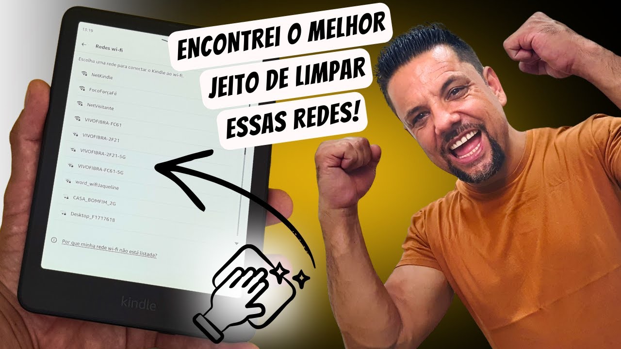LIMPEZA TOTAL! 🧹 Como Apagar todas as Redes Wi-Fi Conectadas e Salvas No Kindle Paperwhite